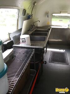 19972 Airstream 34' Kitchen Concession Trailer Kitchen Food Trailer Exterior Customer Counter Michigan Diesel Engine for Sale