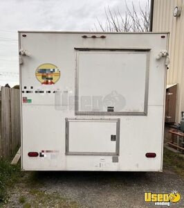 1998 Food Concession Trailer Kitchen Food Trailer Diamond Plated Aluminum Flooring California for Sale