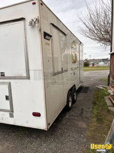 1998 Food Concession Trailer Kitchen Food Trailer Stainless Steel Wall Covers California for Sale