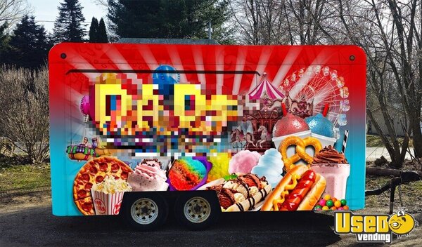 1998 Food Trailer Concession Trailer Michigan for Sale