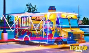 1998 Gmc P30 Stepvan Kitchen Food Truck All-purpose Food Truck Illinois Gas Engine for Sale