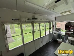 1998 Kitchen Food Trailer Diamond Plated Aluminum Flooring Ohio for Sale