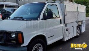 1998 Lunch Serving Food Truck Concession Window California Gas Engine for Sale