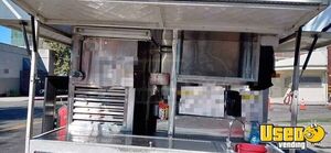 1998 Lunch Serving Food Truck Prep Station Cooler California Gas Engine for Sale
