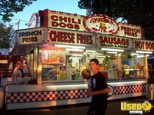 1998 Mobile Food Business With Trailer And Truck Kitchen Food Trailer Ice Bin Iowa for Sale