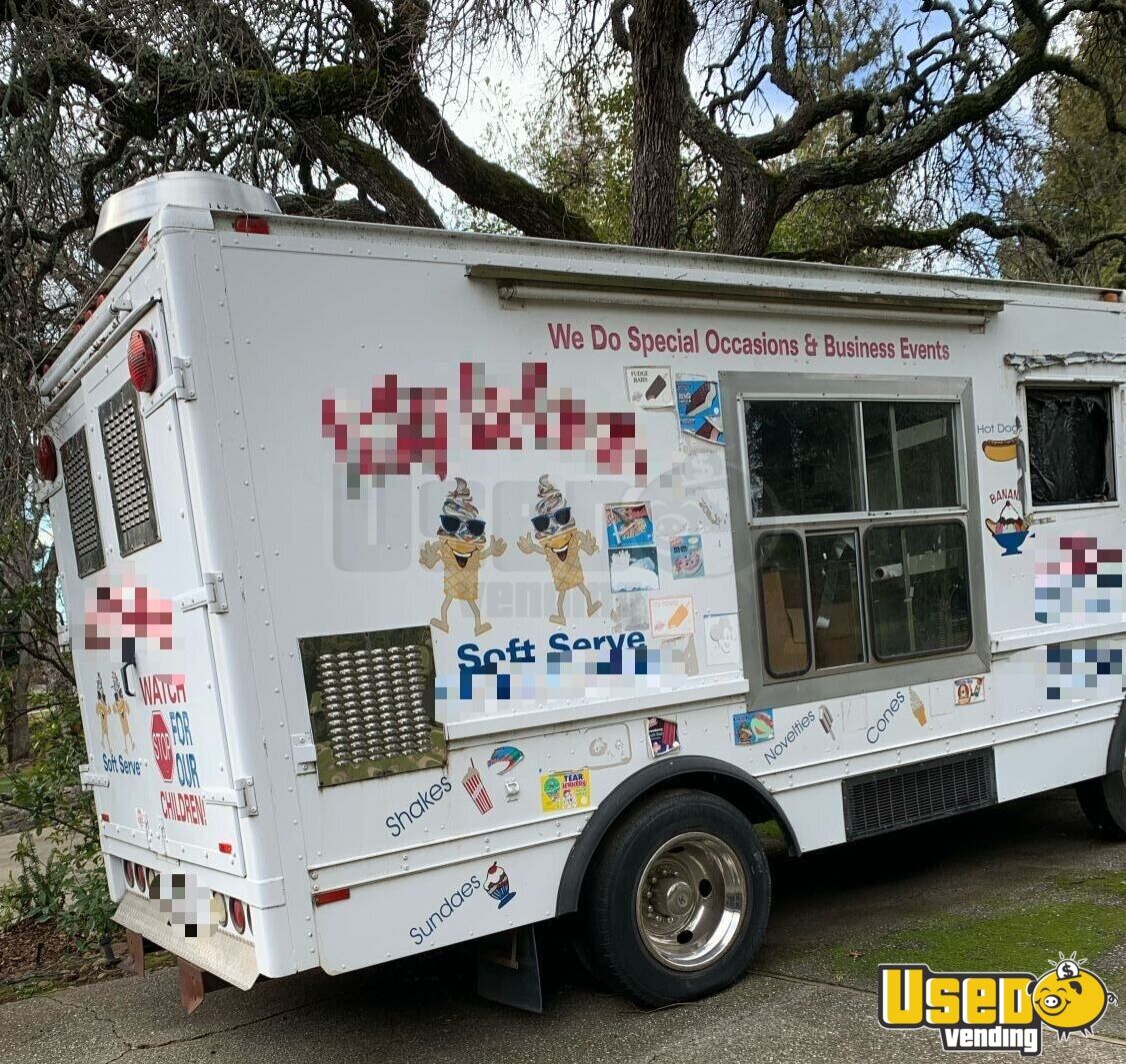 Mobile ice cream sales van for sale