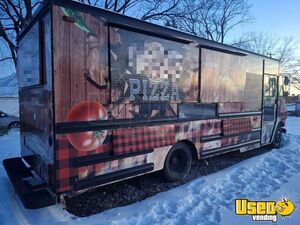 1998 Pizza Food Truck Pizza Food Truck Stainless Steel Wall Covers Pennsylvania Diesel Engine for Sale