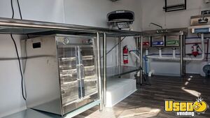 1999 3500 Pizza Food Truck Upright Freezer Arkansas Gas Engine for Sale