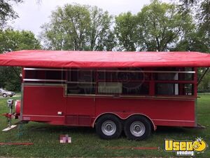 1999 Barbecue Concession Trailer Barbecue Food Trailer Propane Tank Iowa for Sale