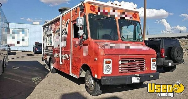1999 Camion Step Van Kitchen Food Truck All-purpose Food Truck Texas Diesel Engine for Sale
