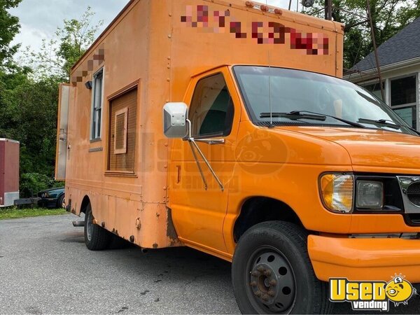 1999 E-350 Kitchen Food Truck Coffee & Beverage Truck Maryland Gas Engine for Sale