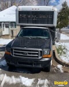 1999 F350 All-purpose Food Truck Diamond Plated Aluminum Flooring Utah for Sale