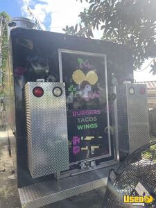 1999 Food Truck Taco Food Truck Diamond Plated Aluminum Flooring Florida Diesel Engine for Sale