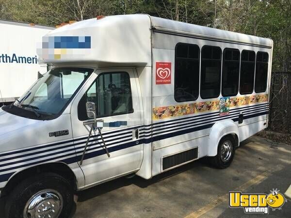 1999 Ford Cutaway Van Ice Cream Truck Virginia Gas Engine for Sale