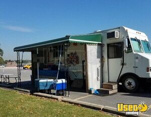 Ready to Go Used Freightliner MT45 25' Step Van Food Truck with Trailer for Sale in Maryland!