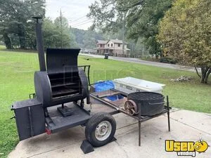 1999 Open Bbq Smoker Trailer Work Table Georgia for Sale