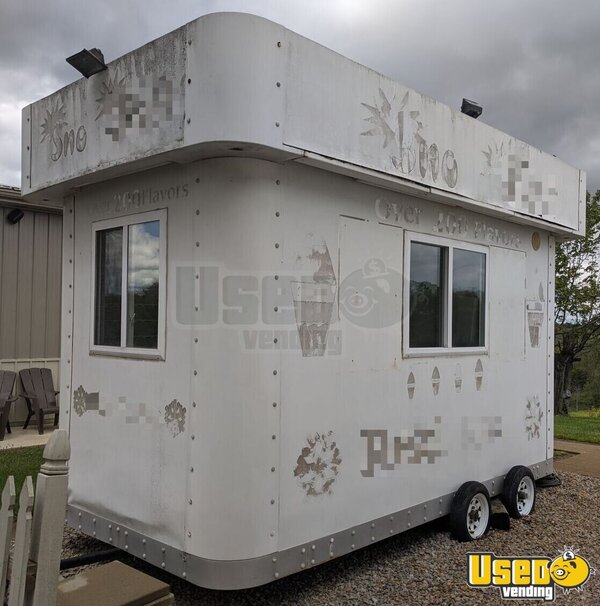 1999 Shaved Ice Concession Trailer Snowball Trailer Ohio for Sale