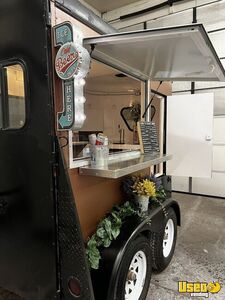 2 Horse Beverage - Coffee Trailer Concession Window Indiana for Sale