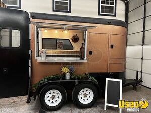 2 Horse Beverage - Coffee Trailer Refrigerator Indiana for Sale