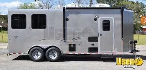 2022 Harmar Dixie 2 Horse Slant Load Living Quarters Trailer w/ Bathroom for Sale in North Carolina!