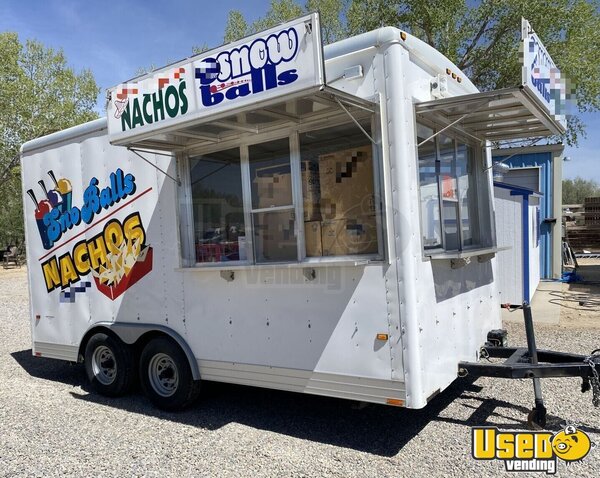 2000 8x16 Shaved Ice Concession Trailer Snowball Trailer New Mexico for Sale