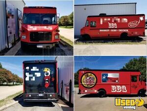 2000 Barbecue Food Truck Air Conditioning Texas Diesel Engine for Sale