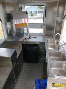 2000 Chrome Box Concession Trailer Exterior Customer Counter Florida for Sale