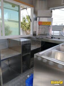 2000 Chrome Box Concession Trailer Refrigerator Florida for Sale