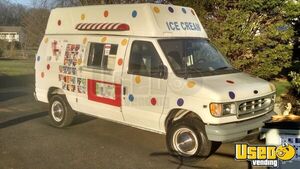2000 E250 Ice Cream Truck Ice Cream Truck Air Conditioning Virginia Gas Engine for Sale