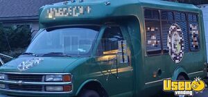 2000 E450 Coffee & Beverage Truck Stainless Steel Wall Covers New York Gas Engine for Sale