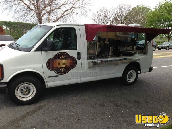 2000 Express 2500 Coffee Truck Coffee & Beverage Truck Virginia Gas Engine for Sale
