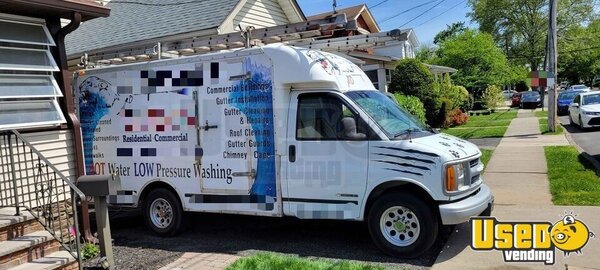 2000 Express Cutaway 3500 Mobile Power Wash Truck Other Mobile Business New Jersey Gas Engine for Sale