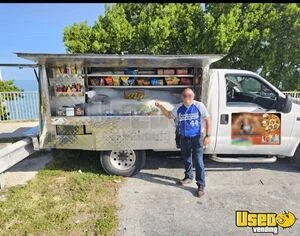 Well Maintained - 2000 Ford F250 Canteen Truck Lunch Serving Food Unit for Sale in Florida!