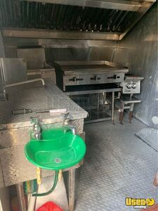2000 Kitchen Food Trailer Diamond Plated Aluminum Flooring Florida for Sale