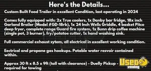 2000 Kitchen Trailer Kitchen Food Trailer Refrigerator Ontario for Sale