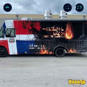 2000 Step Van Food Truck All-purpose Food Truck Concession Window Florida Diesel Engine for Sale