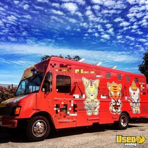 2000 Workhorse Step Van Kitchen Food Truck All-purpose Food Truck California Gas Engine for Sale
