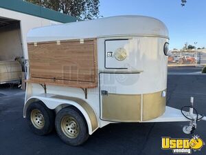 2001 2 Horse Trailer Beverage - Coffee Trailer Concession Window California for Sale