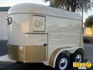 2001 2 Horse Trailer Beverage - Coffee Trailer Electrical Outlets California for Sale