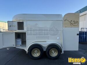 2001 2 Horse Trailer Beverage - Coffee Trailer Hand-washing Sink California for Sale