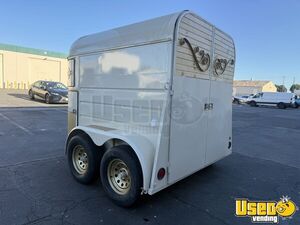 2001 2 Horse Trailer Beverage - Coffee Trailer Hot Water Heater California for Sale