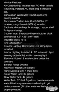 2001 350 Coffee & Beverage Truck Microwave Montana Diesel Engine for Sale