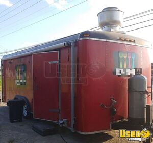 2001 4fp Kitchen Food Trailer Stainless Steel Wall Covers Tennessee for Sale