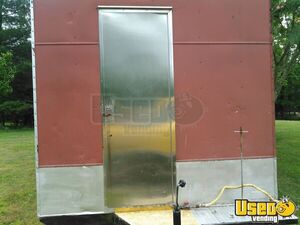 2001 Basic Concession Trailer Concession Trailer Stainless Steel Wall Covers Virginia for Sale