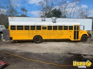 2001 Blue Bird Kitchen Food Truck All-purpose Food Truck Awning Florida for Sale