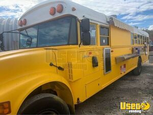 2001 Blue Bird Kitchen Food Truck All-purpose Food Truck Diamond Plated Aluminum Flooring Florida for Sale