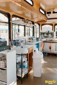 2001 Coffee Trolley-bus Coffee & Beverage Truck Gray Water Tank North Carolina Diesel Engine for Sale