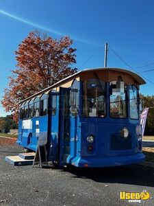 Unique - 2001 Blue Bird Trolley Coffee and Beverage Bus for Sale in North Carolina!