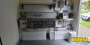 2001 Concession Trailer Concession Trailer Stainless Steel Wall Covers Texas for Sale