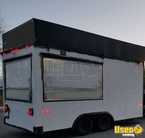 2001 Concession Trailer Diamond Plated Aluminum Flooring California for Sale